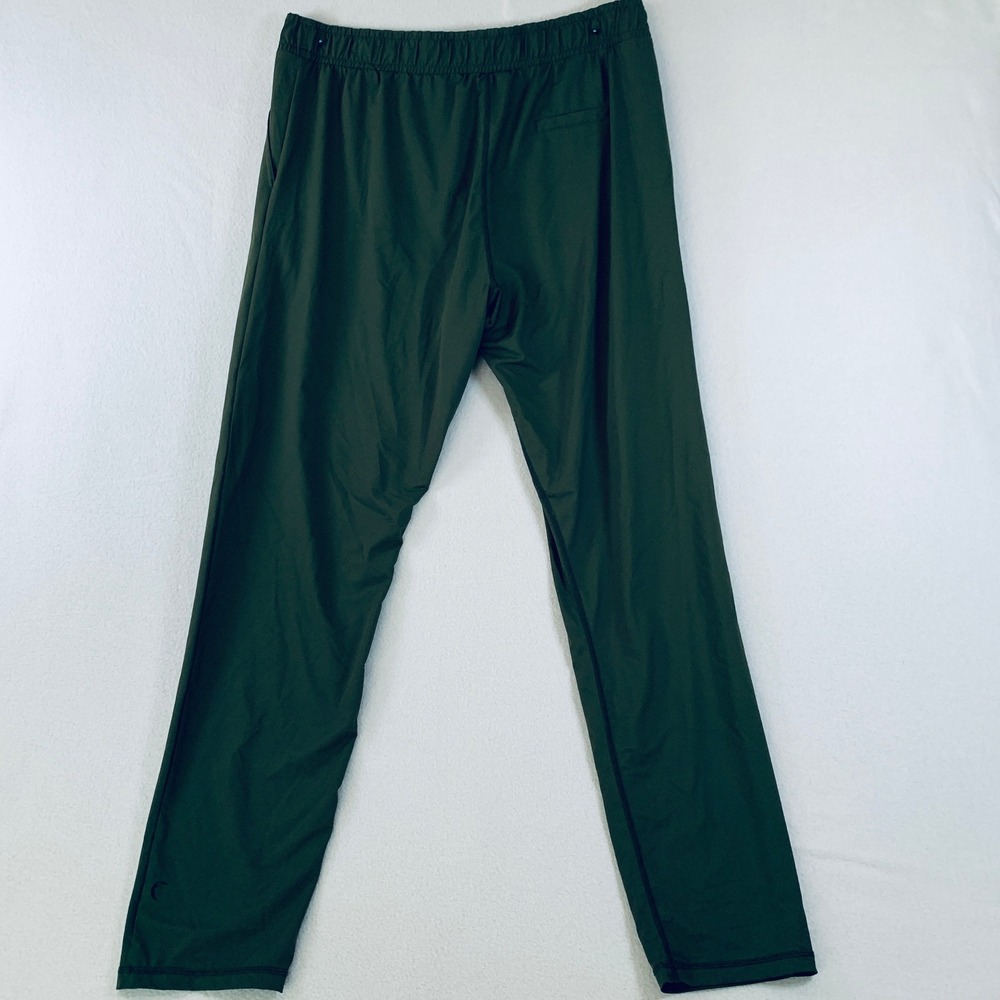 ZYIA Women's Elastic Waist Ankle Active Versatile Pants Stretch Comfort Green XL - Picture 2 of 12